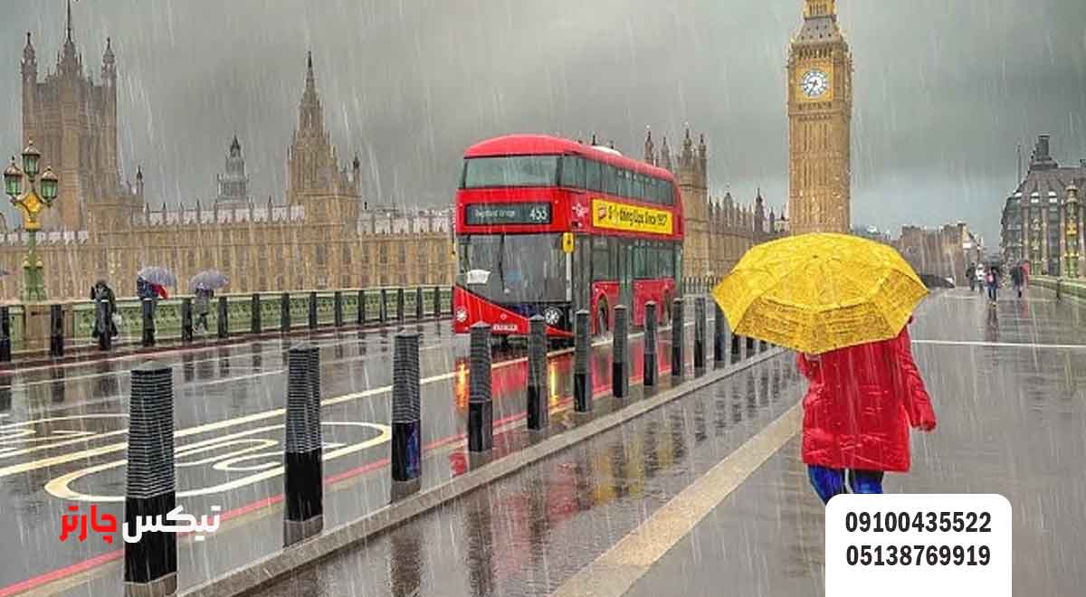 شرایط-آب-و-هوایی-شهر-لندن-تیکس چارتر