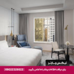 اتاق Newly Designed Guest Room با طراحی جدید و امکانات مدرن، فضای ایده‌آلی برای اقامتی راحت و آرام در هتل Tower Rotana دبی است.