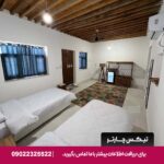 مجتمع ساحلی غروب هنگام قشم